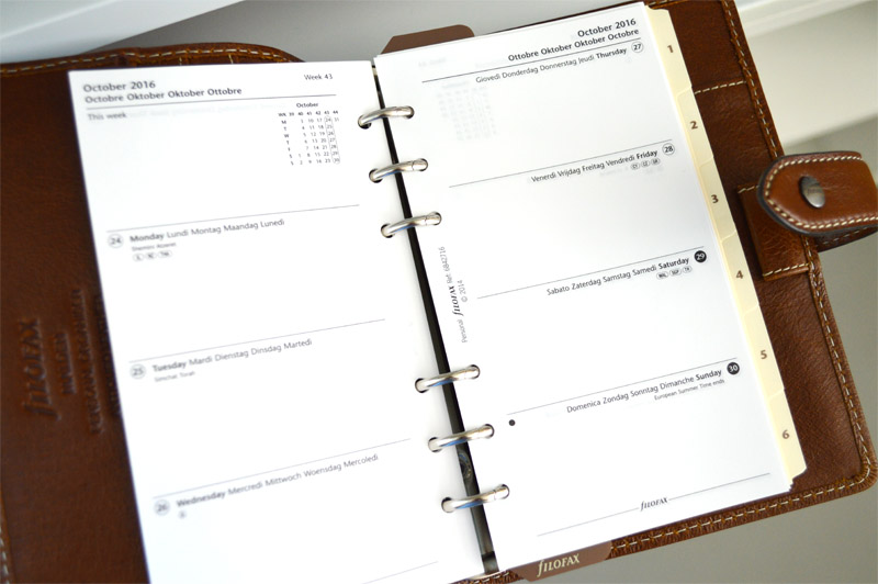 Höchste Zeit! Kalender von Filofax, Weekview und Klarheit im Test.