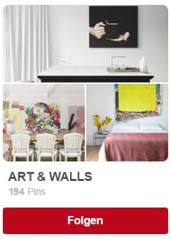 Pinterest Inspiration Wohnen mit Kunst