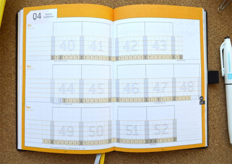 Höchste Zeit! Kalender von Filofax, Weekview und Klarheit im Test.